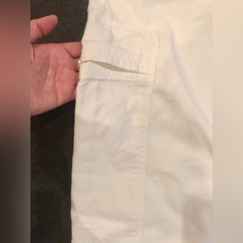 Citizens of Humanity Marcelle Low Slung Barrel Pants Cargo Pashmina White sze 28 - Picture 6 of 8